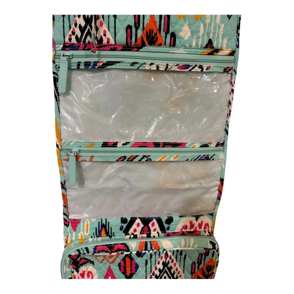 Vera Bradley Hanging Organizer Pueblo Travel Cosmetic Bag Retired Pattern